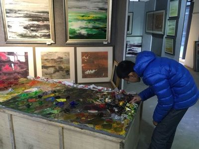 盤錦廣廈藝術(shù)街 繪就城市文化新畫卷的藝術(shù)創(chuàng)作服務(wù)高地